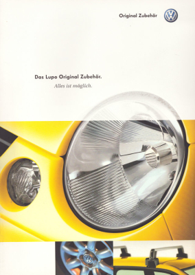 VW Lupo Zubehör Prospekt 3.2002