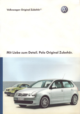 VW Polo Zubehör Prospekt 5.2004
