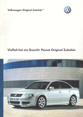 VW Passat B 5 Zubehör Prospekt 5.2004