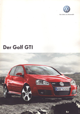 VW Golf 5 GTI Prospekt 10.2006