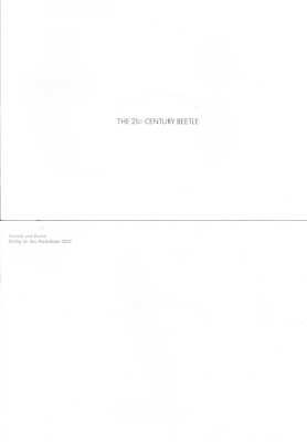 VW The 21st Century Beetle Prospekt 2.2012