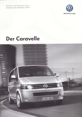 VW T 5.2 Preisliste und Techn. Daten 5.2013 für 2014