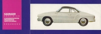 VW Karmann Ghia 1200 brochure ca. 1960