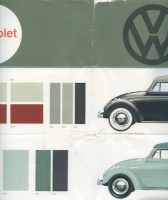 Preview: VW Käfer Cabriolet Farben ca. 1962