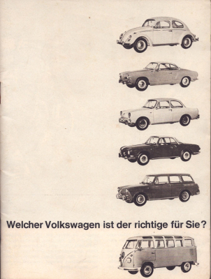 VW Programm 8.1962