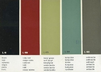 Preview: VW Käfer / Cabriolet Farben 1963