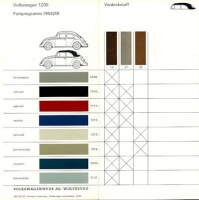 Preview: VW Karmann Ghia 1200 Farben 8.1964