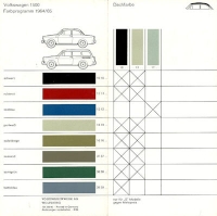 Preview: VW Karmann Ghia Coupé 1500 Farben 8.1964