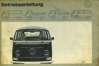 VW T 2 owner`s manual 8.1970