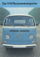 VW Personentransporter T 2 brochure 12.1970