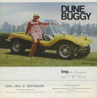 VW Dune Buggy Prospekt 1970er Jahre