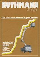 VW T 2 / Ruthmann Steiger brochure 10.1972