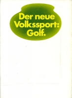 VW Golf 1 brochure 6.1974