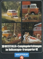 VW T 2 Westfalia brochure 1970s