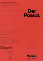 VW Passat pricelist 4.1975