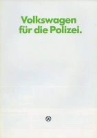 VW T 2 Polizei brochure ca. 1976