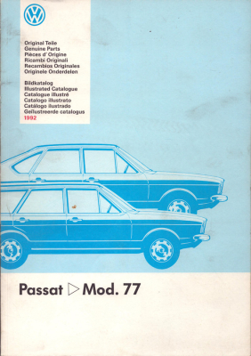 VW Passat Bildkatalog Mod. 1977