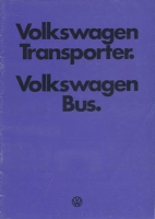 VW T 2 Transporter + Bus Prospekt 8.1977