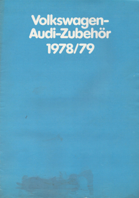 VW Audi Zubehör Prospekt 1978/79