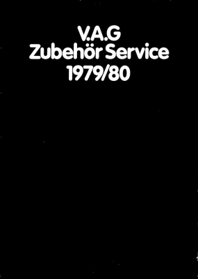 VW Zubehör Programm 1979/80
