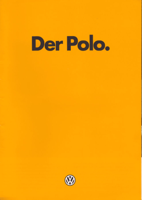 VW Polo 1 Prospekt 1.1980