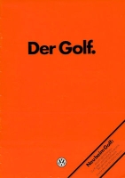VW Golf 1 brochure 8.1979