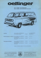 VW T 3 Oettinger brochure 7.1979