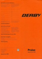 VW Derby pricelist 8.1979