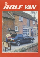 VW Golf 1 Van brochure ca. 1981