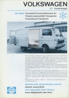 VW T 3 / LT Fleisch-Transporter brochure 3.1981