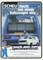 VW T 3 Werkstatt-Transporter brochure 2.1981