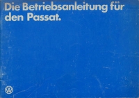 VW Passat owner`s manual 6.1981