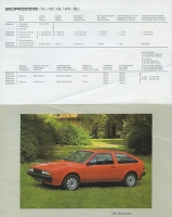 Preview: VW / Karmann Scirocco 2 Prospekt ca. 1981
