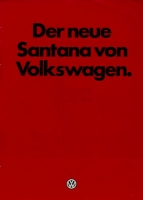 VW Santana Prospekt 9.1981