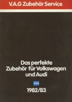 VW / Audi Zubehör Prospekt 1982/83