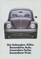 VW Käfer Aubergine Prospekt 5.1983