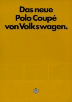 VW Polo 2 Coupé brochure 9.1982