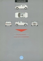 VW Golf 1 GTI Cabriolet The All-White brochure ca. 1983