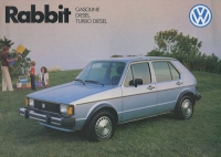 VW Rabbit (Golf) 1 Diesel Prospekt 10.1982 e