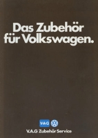 VW / Audi Zubehör Prospekt ca. 1984