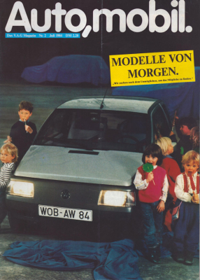 VW Automobil Das V.A.G Magazin Nr. 2 Juli 1984