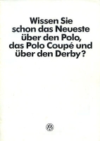 VW Polo 2 / Derby 2 Das Neuste! brochure 6.1984