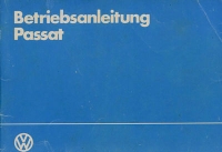 VW Passat Bedienungsanleitung 1984