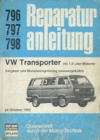 VW T 3 1,9 Wasserboxer repair manual 10.1982