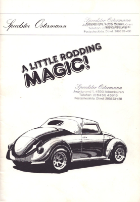 Preview: VW Käfer Speedster Cabrio Mappe 1985