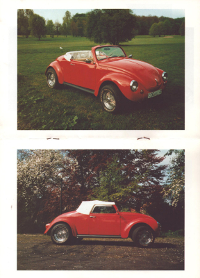 Preview: VW Käfer Speedster Cabrio Mappe 1985
