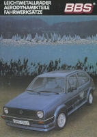 VW Golf 2 / BBS Light alloy wheels brochure 4.1985