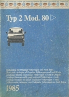 VW T 3 Partlist 1980-1985