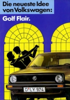 VW Golf 2 Flair brochure 2.1986