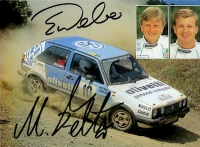 VW Golf 2 GTI, 3 Autographs 1986